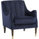 Patrice Abbington Navy Lounge Chair